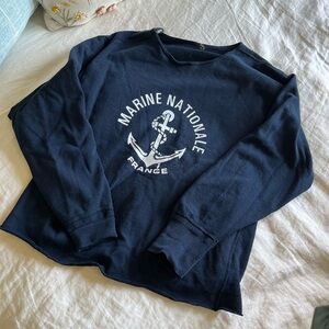 Terrycloth Marine Nationals Nautical Surfing Competition France Pullover